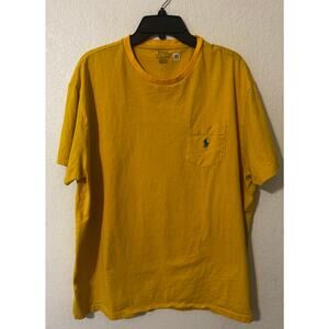 Polo Ralph Lauren Men's Pocketed‎ Short Sleeve T-Shirt Size XL Yellow